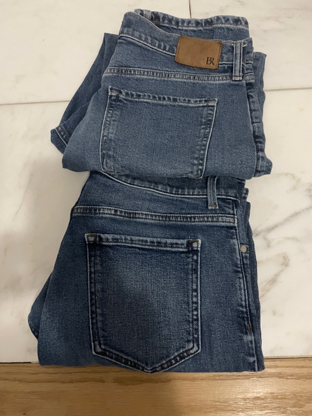 Bundle of Banana Republic dark blue denim jeans